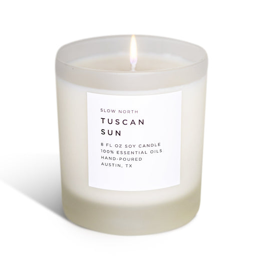 Tuscan Sun - Signature Candle (Orange + Frankincense + Jasmine)